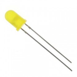 LED 5Y 5mm Yellow